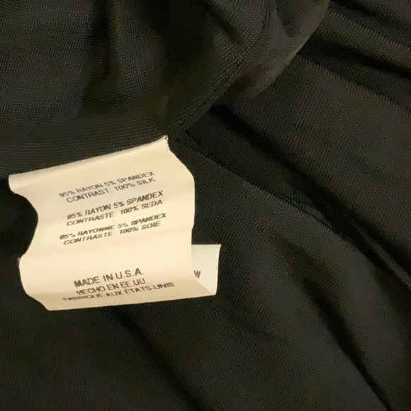 VINTAGE BLACK SEQUIN PLEATED DRESS EMPIRE WAIST SM - Picture 3 of 11